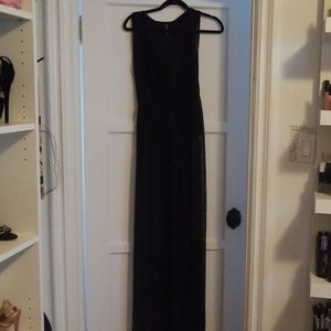 Maxi dress with romper underneath